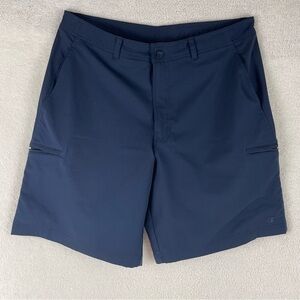 2 pairs of Champion navy shorts, size 40